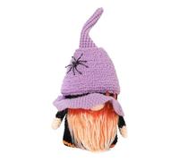 Générique GNOME Halloween Ornamento Stagionale Morbido Posabile | Decorazione per interni Gnome di Halloween per biblioteca Camino Comodino Appartamento Ragazze Adulte