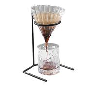 Générique Gocciolatore di caffè - Minimalista Versare su rack | Versare sul supporto del caffè, supporto a goccia a mano, tazza filtro, vetro filtro gocciolante acqua Per