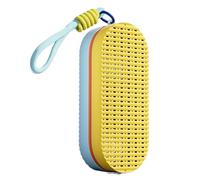 Générique Goggle Case, Protective Goggles Holder, 7.87 x 3.15in Autentico Hard Shell Box, Secure Lanyard Easy Carrying, Lightweight Portable Organizer for Swim Glasses, Eyewear, Small Tools, giallo