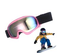 Générique Goggle da sci per - PC, TPU, occhiali da sci | Occhiali resistenti ai raggi UV Revo Reco ad alta definizione Anti Fog Lens | Sicurezza degli occhi invernali Sport sulla neve a vista