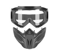 Générique Goggles - Face Cover | Motorcycle Goggles | Windproof Goggles | Adjustable Non-Slip Motorcycle Goggles With Face Cover Dirt Bikes ATV Eyewear Face Cover With Glasses For Offroad Cycling