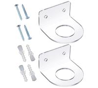 Générique Golf Ball Display Rack, Desktop Ball Rack, Golf Accessory Holder, Acrylic Ball Rack Wall Mount | 2 pezzi Baseballs Keepsake Bracket for Sport Collections Softballs