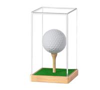 Générique Golf Ball Display | Trasparente Sport Balll Storage Rack | Acrylic Showcase Clear Sphere Holder Round Baseball Ring Stand for Lover Family Home Indoor Room Desk Shelf