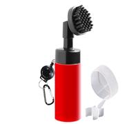 Générique Golf Cleaning Brush, Water Bottle Scrub Tool, Club Maintenance Kit, Built in Squeeze Dispenser Secure Clip Attachment Compact for Golfers and Dads, 1,85 x 2,95 x 8,07 pollici