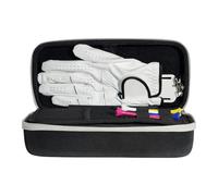 Générique Golf Glove Holder, Golfer Organizer Case, Pouch Bag Storage, Divot Tool Slots, Ball Marker Caddy, Outdoor Golf Use, Sports Gear Holder, 9,84 x 4,49 x 2,95 pollici