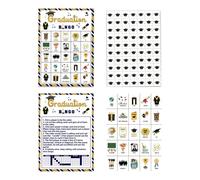 Générique Grad Party Bingo Cards, Group Fun Game, 2026 Themed Card Pack, Easy Read Number Layout, Classroom Celebration Activity Item, for Home School Events Students Men Women and Families