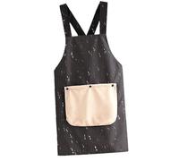 Générique Grembiule da cucina, resistente alle macchie e regolabile, grembiule da cucina con tasca, per pasticceria, fai da te, griglia, barbecue, pittura e stoviglie da donna, uomo, Nero , Se référer