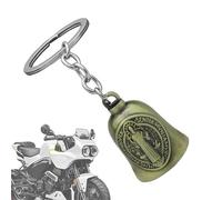 Générique Gremlin Bell, Vintage Motorcycle Charm, Zinc Alloy Ride Protector, Anti-Rust Finish, Stylish Punk Design, Ideal for Biker Safety & Good Luck, 2.13x1.26 Inches, Blu ciano, Se référer au