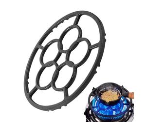 Générique Griglie per bruciatori da cucina | Riduttore ad anello in ghisa | da cucina e da campeggio per caffettiera e utensili con supporto e griglia