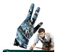 Générique Guanti da biliardo per mano sinistra | Guanti da biliardo a 3 dita da uomo,Guanti elastici traspiranti per ciclisti golfisti sportivi uomini donne adulti adolescenti