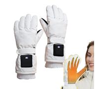 Générique Guanti Heating Back - Usb Heated Gloves for Running Commuting Skiing Cycling Hiking Fishing Men Women Adults Teens | Washable Heated Mittens