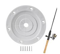 Générique Guarnizione di copertura del supporto 'asta - Guarnizione universale per supporti per aste da e supporti per ponti da barca | in resistente per la prevenzione di perdite e