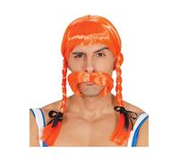 Generique - Guirca Parrucca Obelix gaulois Vichingo Carnevale Uomo Adulto 4577 T.U