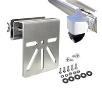 Générique Gutter Mount for Security Camera | Stainless Steel Holder | Security Camera Bracket | for Gutter Wall Roof Outdoor Home Śecurity Solar Panel Setup Systems and Long Term Monitoring Use