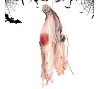 Générique Halloween Außen Requisite - Gruselige Szene | Geräuschaktivierte Horror Figur Deko, Erschreckende Garten Terrace Attrappe for Vorgarten Eingang Wand Haus Party Balkon Hof Garage