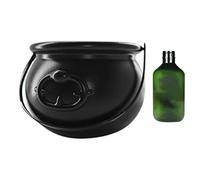 Générique Halloween Cauldron Bowl, Lighted Table Centerpiece, Ghost Themed Decoration, Indoor Outdoor Holiday Display for Kitchen Dining Office Home, Party Decor, 11,81 x 11,81 x 6,69 pollici