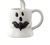Générique Halloween Coffee Mug, Ghost Ceramic Mug, Sturdy Drinkware, Party Favors, Lightweight Cute Home Decor for Bedroom, Kitchen, Bookshelf, Birthday, Desk, Tavolo, Bambini, Adulti