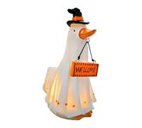 Générique Halloween Ghost Figurine - Statua divertente fantasma | Spooky Resin Ghostt Animal Statue, Ghostt Decor, Halloween Tavolo Decoration for Porch Camping Mantel Yard Window Walkway Haunted