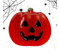 Générique Halloween Pumpkins,Luminous Pumpkin Ornaments | Resin Miniature Decorative Accessories for Indoor Desk Holiday Garden Party Halloween Home Seasonal Display Festive Ambiance Creation