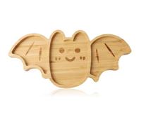 Générique Halloween Salumi Board, Home Seasonal Decor, Portatile Food Storage Plate, Halloween Bat-Shaped Snack Serving Trays for Seafood Fruits Meats Appetizers Bread Cracker Snack