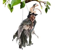 Générique Halloween Witch Decor - Sound Activated Glowing Eyes Scary Doll