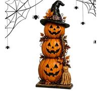 Générique Halloween Wooden Table Segno Haunted Pumpkin Ghost Ornament