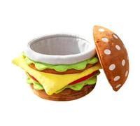 Générique Hamburger Storage Ottomano - Cute Foot Stool with Hidden Storage