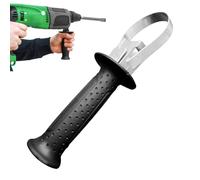 Générique Hammer Drill Handle, 60-65 mm Auxiliary Drill Side Handles | Impugnatura di ricambio ergonomica Hollow Front Supporto, durevole per Drilling, Crushing, Punching, and Heavy-Duty
