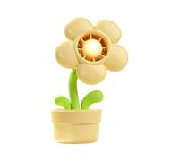 Générique Handheld Fan - ABS Electronic 300-500 mAh, ricaricabile USB Three-Speed Adjustable Fan | Ambient Night Light Ornament For Indoor Outdoor Use And Personal Cooling