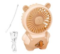 Générique Handheld Fan, Electric USB Mini Cooling Device, Compact Quiet Portable Air Blower with USB Interface, Personal Breeze Tool for Camping, Hiking, Picnic, Home, Workplace, Scuola Use