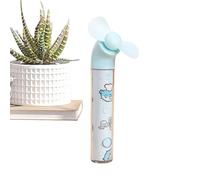 Générique Handheld Fan Portatile, Pocket Cooling Blower, Mini Personal Device, Travel Beach Camping Outdoor Fan, Quiet Desk Office Library Cooling Accessory, Backyard Patio Use 500 Mah Battery