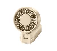 Générique Handheld Personal Fan, Ricaricabile Cooling Device, Mini Fan Design, Outdoor Accessory with Lightweight Build, Travel Gadget Adjustable Speed, Portable Gear for Camping & Hiking