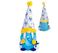 Générique Hanukkah Faceless Gnomes - White and Blue Swedish Tomte Toys | Creative Decorative Good Luck Hanukkah Decorations for Home, Tavolo, Shelf, Living Room, Holiday Display