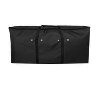 Générique Hay Bale Bag, Extra Large Heavy Duty Oxford Hay Bale Container, 44,09 x 21,65 x 17,72 pollici Compact Waterproof Tote with Top Slow Feed Design, Durevole Storage for Barn and Statable, Nero,