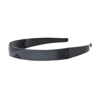 Générique Headband Sunglasses, Everyday Wear Stylish Wrap, 7.09 Inches Eye Catching Futuristic Fashion Glasses, adulti, familiari, e amici, protezione UV per uso esterno, Nero , Se référer au