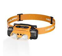 Générique Headlamp Ricaricabile | Bright Adjustable Powerful Comfort Light with Sensor | Forehead Head Lights | for Outdoor Fishing Work Night Mechanic Walking Tent Park Garden Home