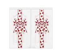 Générique Heart Bows - 200 cm Heart Valentines Day Decor,Kitchen Cabinet Ribbons Decorative Bows - for Party Kitchen Door Wall Window Office Apartment78,74 x 2,36 x 0,04 pollici Farmhouse Restaurant