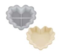 Générique Heart Trinket Tray Mold - Silicone Love Plate, Resin Casting Casting for Jewelry, High Gloss Epoxy with Flexible Rim, Home Accessories, Decorative Dish Mold for Rings Earrings Vanity
