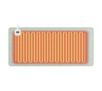Générique Heated Desk Pad | Smart Heated Desk Mat Keeps You Warm in Winter | Heated Mouse Pad | 80 x 33 cm per Office Home European Standards PET alluminio foil