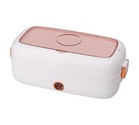 Générique Heating Lunch Box - 304 Stainless Steel ABS 800ml USB ricaricabile 26x12x13cm | Fast Heating Leak Proof Food Warmer Container | Portable Electric Lunch Box for Home Kitchen School Office