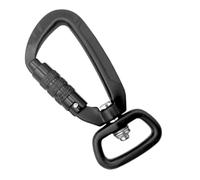 Générique Heavy Duty Carabiner Hook, alluminio lega molla clip purpose Locking Carabiner for Camping Hiking Backpack Survival Gym Picnic Backpacking Outdoor Adventure Use 1,54 x 0,24 x 3,39 pollici