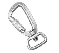 Générique Heavy Duty Carabiner Hook, alluminio lega molla clip purpose Locking Carabiner for Camping Hiking Backpack Survival Gym Picnic Backpacking Outdoor Adventure Use 1,54 x 0,24 x 3,39 pollici