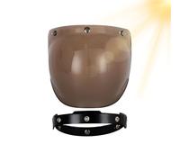 Générique Helmet Visor, Wind Shield Lens, Open Face Helmet, All-Weather Eye Protection for Highway Riding, Long-Distance Touring, Sunny Days, Rainy Nights, and Road Safety