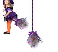 Générique Hexenbohnstab Bessen Halloween | Costume da Strega richiesto con Scope a Rete per Cosplay | Accessori di Halloween e Accessori Cosplay per Carnevale del Partito di