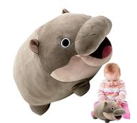 Générique Hippo - Peluche peluche peluche animale domestico morbido per decorazione casa morbida per divano camera da ufficio auto San Natale Halloween