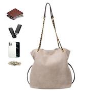 Générique Hobo - Borsa a tracolla da viaggio, grande per computer portatile, viaggio, spiaggia, notte, scuola, ospedale, weekend, mamma e insegnante, beige, Se référer au descriptif