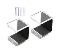 Générique Hockey Stick Hook - 1 Pair Hockey Stick Wall Mount Rack, Hocky Sticks Storage Racks | Orizzontale Display Rack for Room Garage Sports Equipment Gear with Scratch Resistant Pads