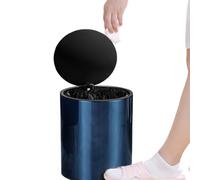 Générique Home Kitchen Bin - Bathroom Bin | 22,5 x 22,5 x 30 cm Waste Bins Kitchen With Compact Design, Metal Basket Trash Storage For Cleaning, Toilet Trash Basket, Toilet Waste Bins For Disposal Use