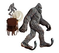 Générique Hooks, Resin Cabinet Shape Clothes Hanger, Animal Wall Hat Rack Vintage Home Decoration Versatile Ideal for Towel Bag Vestito, Product Size: circa 6,3 x 5,12 x 3,94 pollici