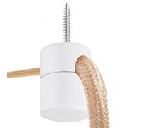 Générique Hooks Swag Light Soffitto - Gancio del soffitto, supporto lampada a sospensione | swag luce Leggard plafoniera Hardware Cord Organizzatore cavo per muro a secco.